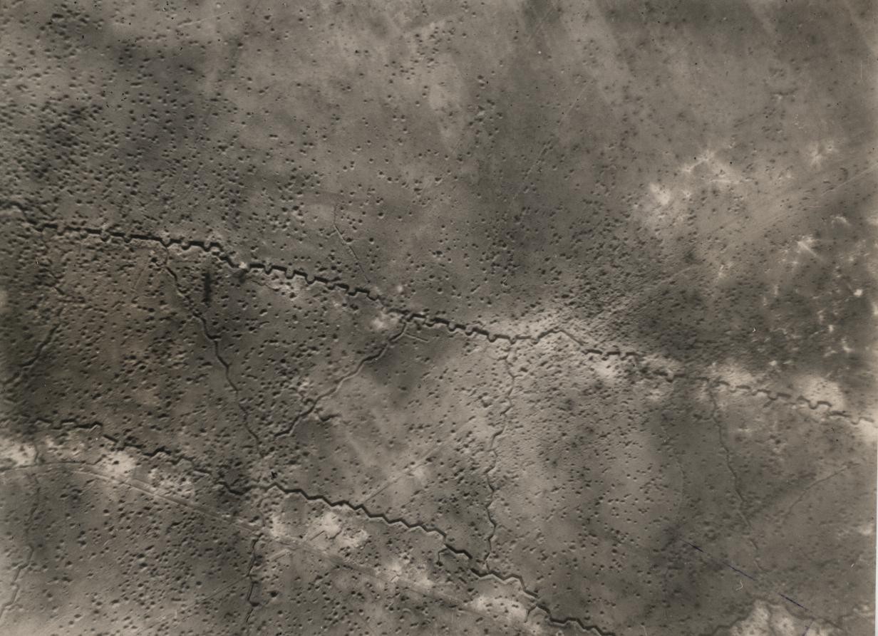 Aerial Trench View, 1917