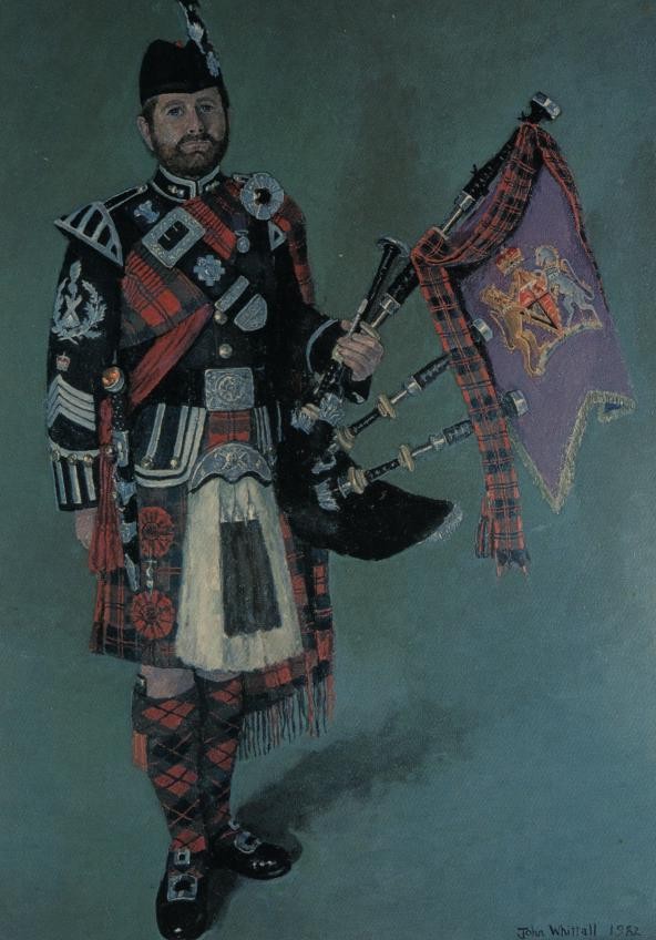 Pipe Major Gavin Stoddart, Royal Highland Fusiliers, 1980