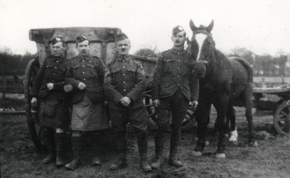 Company Quarter Master Sergeants, 7th Battalion Argyll and Sutherland Highlanders, 1915